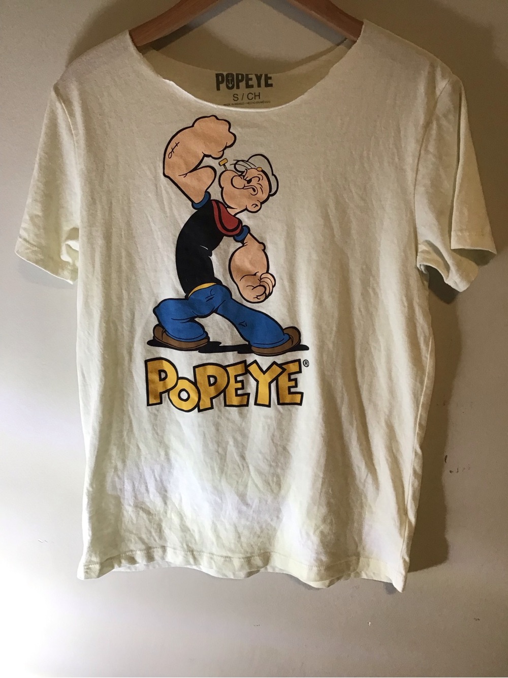 Popeye Graphic Cream Women's Skirt